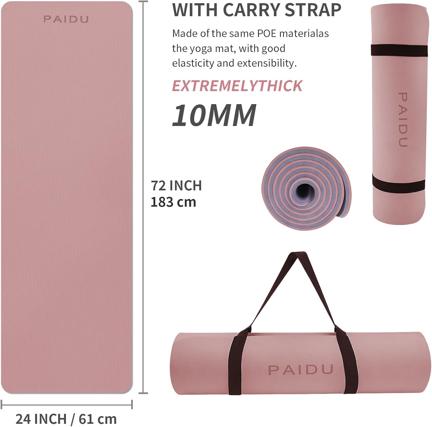 Sophia ComfortGrip Yoga Mat