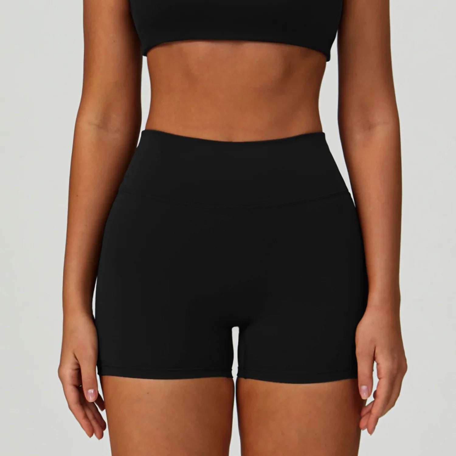 Karly High-Rise Yoga Shorts